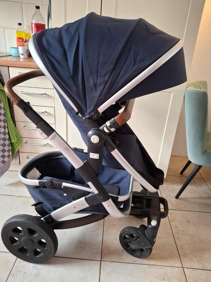 Kinderwagen Joolz Geo2 Parrot Blue, Kinderen en Baby's, Kinderwagens en Combinaties, Gebruikt, Combiwagen, Overige merken, Verstelbare duwstang