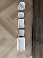 Gratis Vierkant Servies, Huis en Inrichting, Keuken | Servies, Ophalen, Gebruikt, Keramiek, Effen