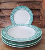 St Amand decor Kifo, serviesdelen, borden, 4 x, Antiek en Kunst, Antiek | Servies los, Ophalen of Verzenden