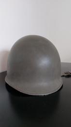 nederlandse m1 buitenhelm 1958 linnemann schnetzer, Verzamelen, Ophalen of Verzenden, Landmacht, Nederland, Helm of Baret