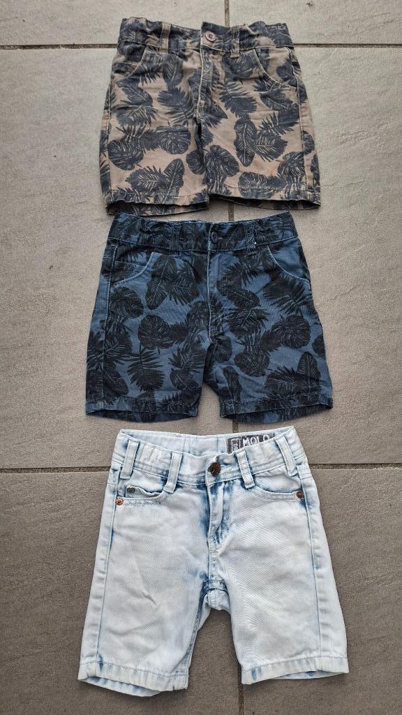 98 korte broeken 4X, Kinderen en Baby's, Kinderkleding | Maat 98, Gebruikt, Jongen, Broek, Ophalen of Verzenden