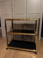 Vintage jaren 80 bar trolley, Huis en Inrichting, Kasten | Vitrinekasten, Ophalen, 50 tot 100 cm, Minder dan 100 cm, 25 tot 50 cm