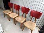 Vintage eetkamerstoelen, Ophalen, Gebruikt, Bruin, Vintage