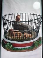 Lemax 93758 lion cage jaar 2009. Hek gebroken., Ophalen of Verzenden, Gebruikt