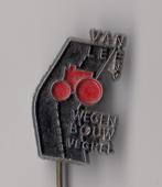 Veghel Wegenbouw van Lee NV speldje, Verzamelen, Speldjes, Pins en Buttons, Gebruikt, Niet vindbaar, Niet vindbaar, Speldje of Pin