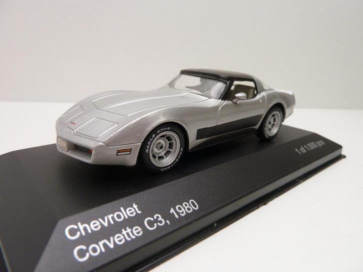 Chevrolet Corvette  C3  '' White Box '', Hobby en Vrije tijd, Modelauto's | 1:43, Zo goed als nieuw, Auto, Overige merken, Ophalen of Verzenden