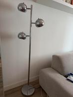 Zilveren vloerlamp Loods 5, Huis en Inrichting, Lampen | Vloerlampen, Ophalen, Zo goed als nieuw, 150 tot 200 cm