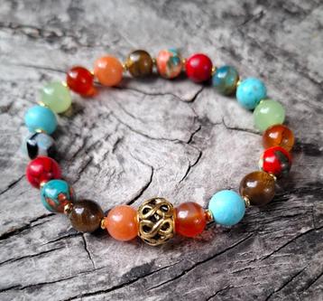 Nieuwe 8mm Damesarmband van verschillende edelstenen beschikbaar voor biedingen