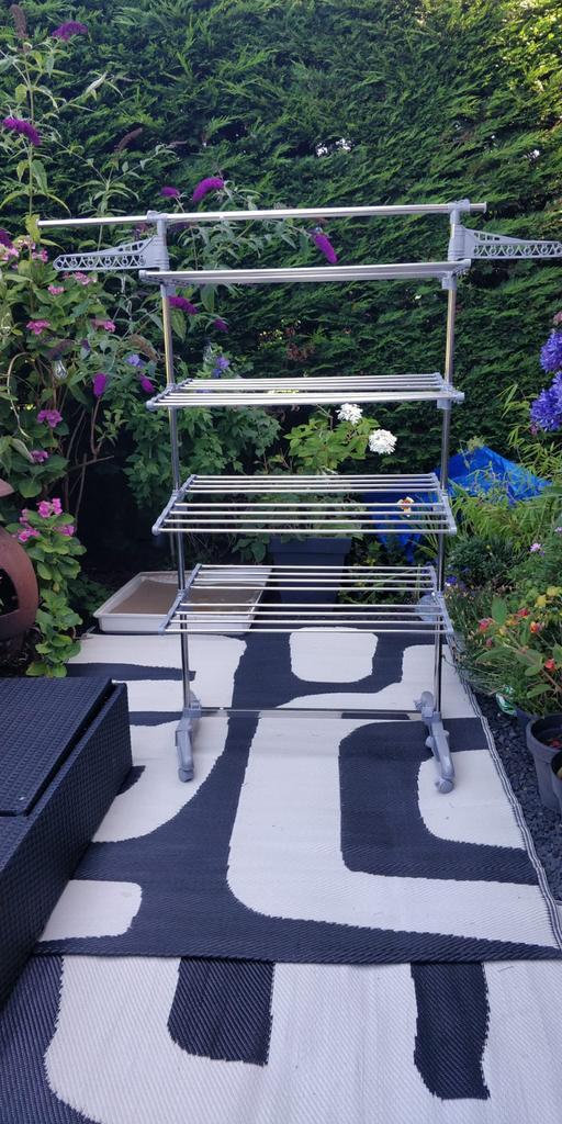 Groot wasrek, Tuin en Terras, Droogmolens en Wasrekken, Zo goed als nieuw, Wasrek, Ophalen