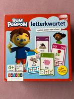 Rom Pompom Letterkwartet - Leerzaam en leuk!, Ophalen of Verzenden, Gebruikt, Jongen of Meisje