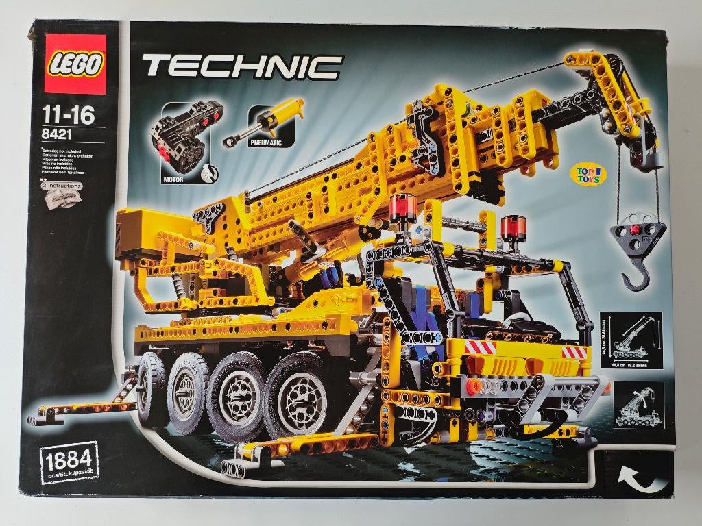 Lego Technic 8421 - Mobiele kraan, Ophalen of Verzenden, Zo goed als nieuw, Complete set, Lego