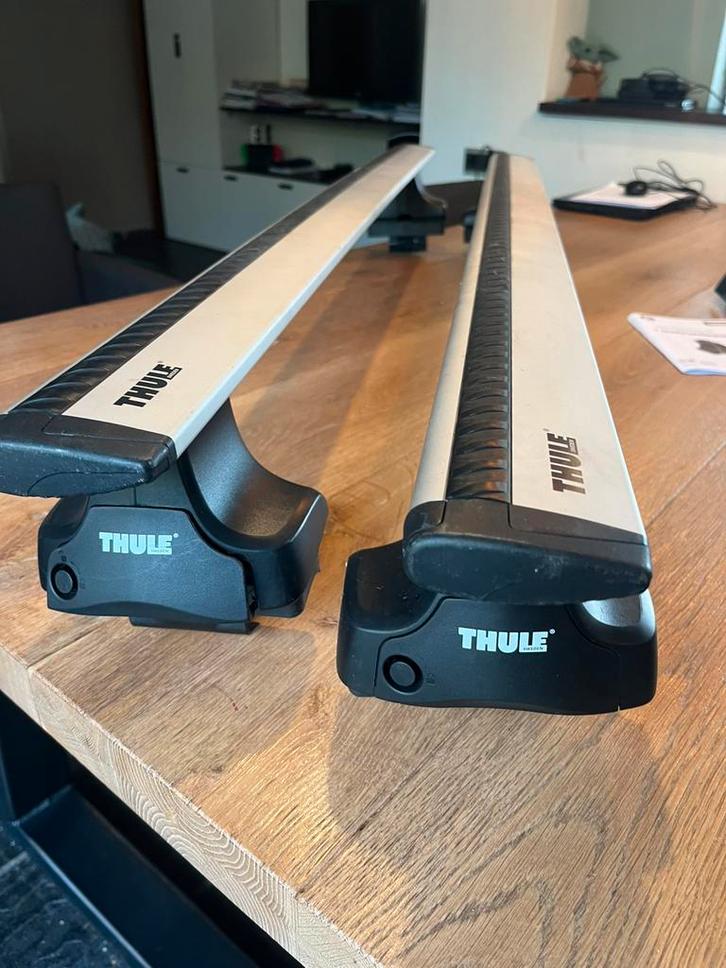 Thule dakdragers met kit 1870 voor VW Polo en Virtus, Auto diversen, Dakdragers, Gebruikt, Ophalen