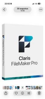 Claris FileMaker Pro 22 origineel pakket met licentiecode, Ophalen of Verzenden, Zo goed als nieuw