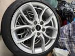 clio rs velgen 17 inch met nieuwe goodyear banden, Auto-onderdelen, Banden en Velgen, 205 mm, 17 inch, Velg(en), Gebruikt