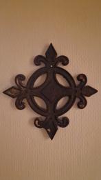 Gietijzeren lelie wandornament, Ophalen of Verzenden