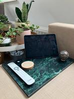 Marmer groene tegel. Tafelblad, dienblad., Huis en Inrichting, Ophalen of Verzenden, Zo goed als nieuw, Rechthoekig, Overige materialen