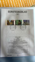 Eerstedagbladen 195 en 196, Postzegels en Munten, Ophalen of Verzenden, Envelop