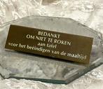 Brocante oud Restaurant tafel bordje, Ophalen of Verzenden