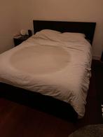 IKEA Bed 160x200 met 2 lades, Huis en Inrichting, Slaapkamer | Bedden, Ophalen, Gebruikt, Zwart, Tweepersoons