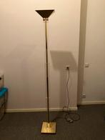 Vloerlamp messing met halogeenlamp, 150 tot 200 cm, Gebruikt, Metaal, Ophalen