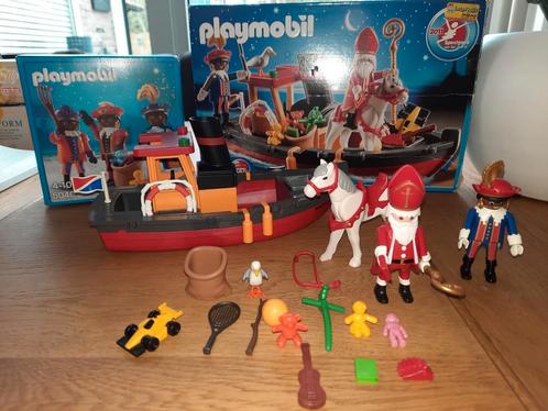 PLAYMOBIL SINTERKLAAS SET STOOMBOOT EN 3 PIETEN ( NIEUW ), Kinderen en Baby's, Speelgoed | Playmobil, Zo goed als nieuw, Ophalen of Verzenden