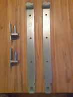 poortscharnieren + duimen, Doe-het-zelf en Verbouw, Hang- en Sluitwerk, Ophalen, Nieuw, IJzer, Scharnier