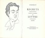 Diderot ~ Regrets & Lettre ~ Juus Hartman ~ genummerd ~ 1959, Verzenden, Gelezen, Europa overig