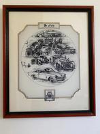 Glasgravure ‘De Auto’ van Gerard Swaenepoel, Antiek en Kunst, Ophalen of Verzenden