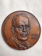 Th. M. van Leeuwen 1919 1945 Dermatologie Utrecht 1969, Postzegels en Munten, Penningen en Medailles, Ophalen of Verzenden, Brons