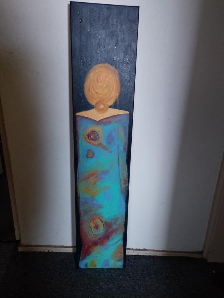 Mooi schilderij, afm 25x120 cm, Ophalen
