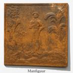 Haardplaat " Manfiguur ", Antiek en Kunst, Ophalen