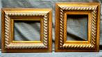 2 SCHILDERIJLIJSTEN ((((((( 20x25 CM. ))))))) ANTIEKGOUD, Ophalen of Verzenden, Zo goed als nieuw, Hout, Minder dan 50 cm