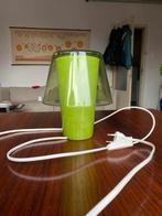 Ikea GAVIK - groene vintage paddenstoel lamp, Ophalen, Gebruikt, Glas, Minder dan 50 cm