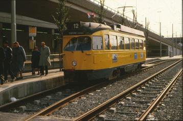 h110: dia van HTM PCC 1135, Den Haag CS, '80s beschikbaar voor biedingen