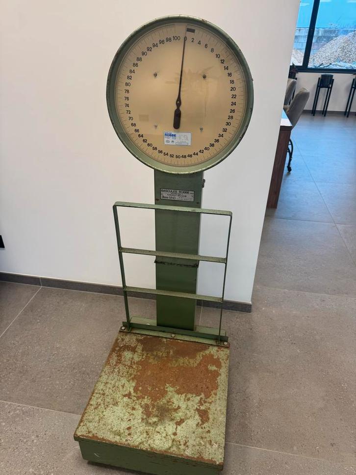 Vintage Robbe Weegschaal - Industrieel Design, Witgoed en Apparatuur, Weegschalen, 500 gram of grover, Minder dan 10 kg, Ophalen