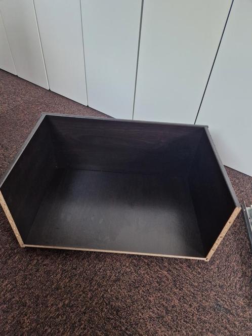 Ikea Besta ladeframe zwartbruin 60x25x40 cm incl rail, Huis en Inrichting, Kasten | Ladekasten, Zo goed als nieuw, Minder dan 100 cm