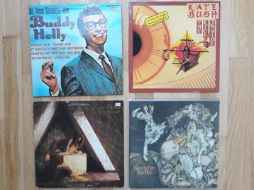 Buddy Holly Greatest Hits 2LP,  Kate Bush !!! (3x) beschikbaar voor biedingen