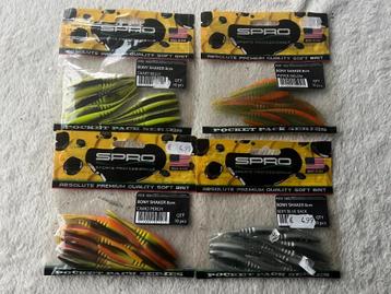 adv 470 / NIEUW mixset 4 pakjes shads SPRO beschikbaar voor biedingen