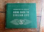 WO2 Amerikaans ontslag voorschrift veteranen 1944 (!) editie, Amerika, Verzenden, Boek of Tijdschrift, Landmacht