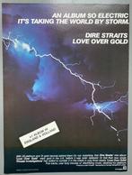 DIRE STRAITS 1982 vintage Advertentie LOVE OVER GOLD, Verzamelen, Muziek, Artiesten en Beroemdheden, Gebruikt, Ophalen of Verzenden