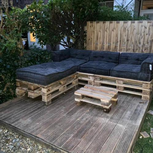 Pallet kussens Sklum grijs, Tuin en Terras, Tuinmeubel-accessoires, Gebruikt, Ophalen