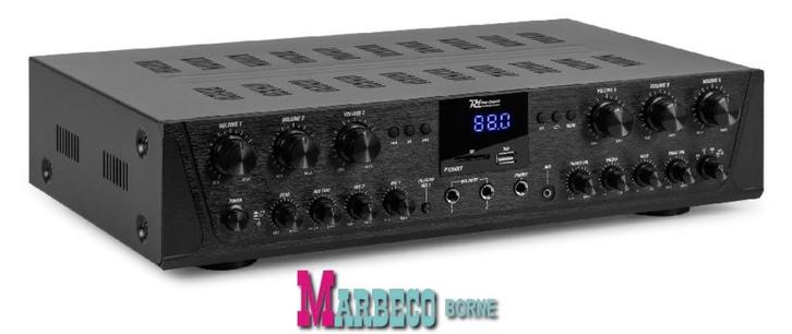 Versterker, Audio Amplifier, Bluetooth, USB, SD, MP3, 6-zone, Muziek en Instrumenten, Instrumenten | Toebehoren, Nieuw, Overige instrumenten