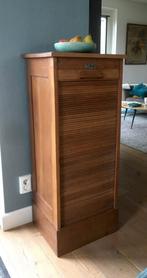 Eiken Rolluikkast met lades, Huis en Inrichting, Kasten | Roldeurkasten en Archiefkasten, Ophalen, Minder dan 50 cm, Gebruikt