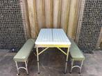 Coleman Campingtafel met banken, Ophalen, Gebruikt, Campingtafel
