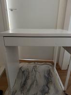 MICKE Bureau Wit 73x50 cm, Huis en Inrichting, Bureaus, Ophalen of Verzenden, Gebruikt, Bureau