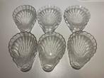 Antieke Schelpvormige Schaaltjes, Gebruikt, Schaal, Ophalen of Verzenden, Glas
