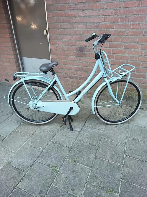 transportfiets Cortina U4 damesfiets blauw, Fietsen en Brommers, Fietsen | Dames | Omafietsen, Gebruikt, 50 tot 53 cm, Versnellingen