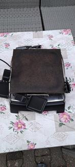 Teflon natuursteen bakplaat met pannetjes, Ophalen of Verzenden, Gebruikt, Elektrisch, Fondueset