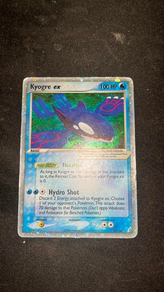 Kyogre EX, Ophalen, Gebruikt