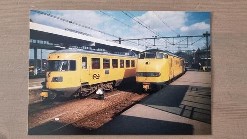 Foto TREIN NS Nederlandse Spoorwegen DE2 168 Zutphen 1997, Verzamelen, Spoorwegen en Tramwegen, Gebruikt, Trein, Overige typen